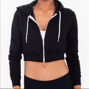 American Apparel Cropped Hoodie XS NWOT